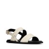 Clarks - Karsea Strap White Leather